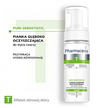Pharmaceris T Puri-Sebostatic, pianka głęboko oczyszczająca, 150 ml