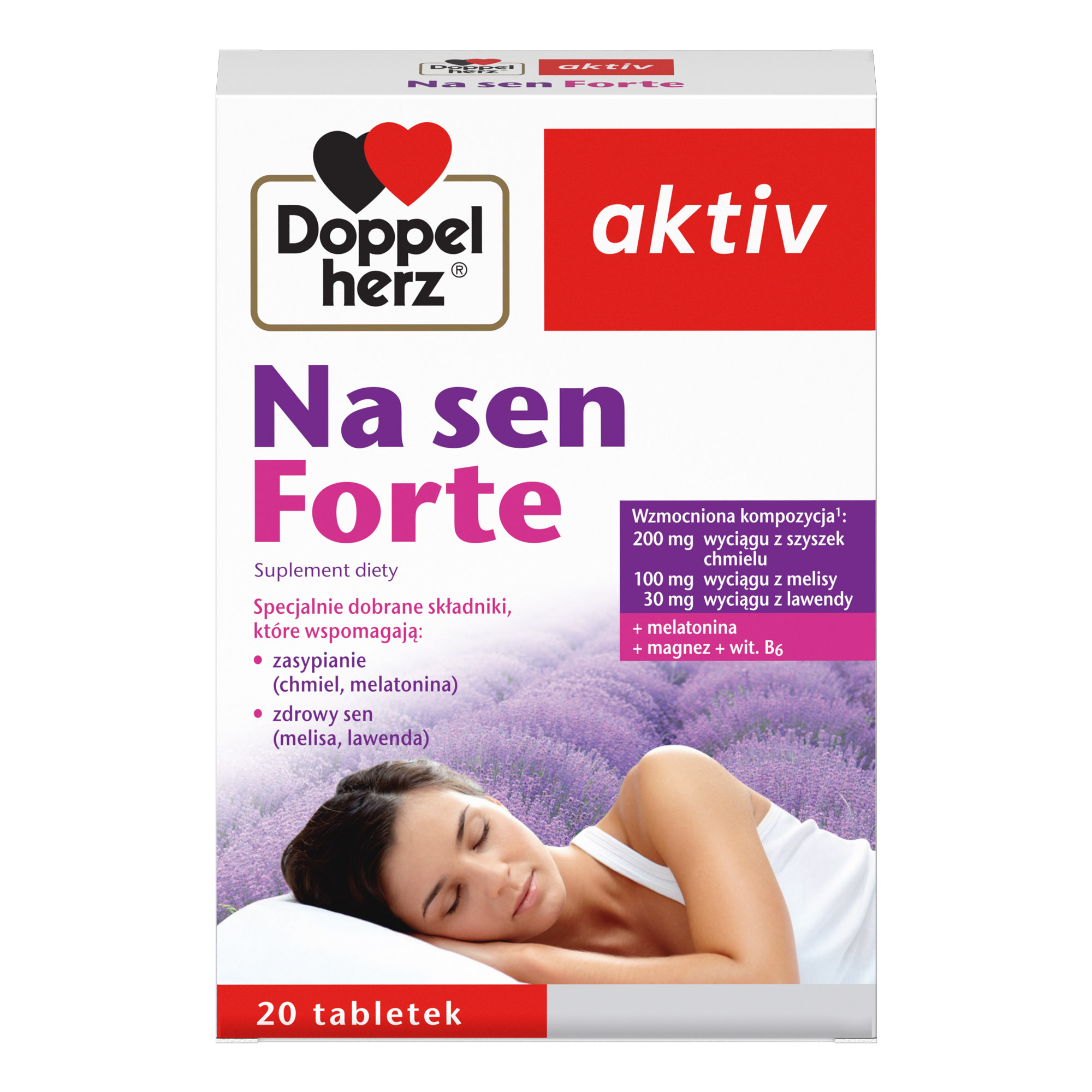 Doppelherz aktiv, Na sen Forte, 20 tabletek zdjęcie