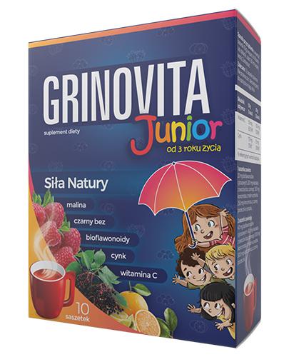 Grinovita Junior, 10 sasz., cena, opinie, dawkowanie zdjęcie