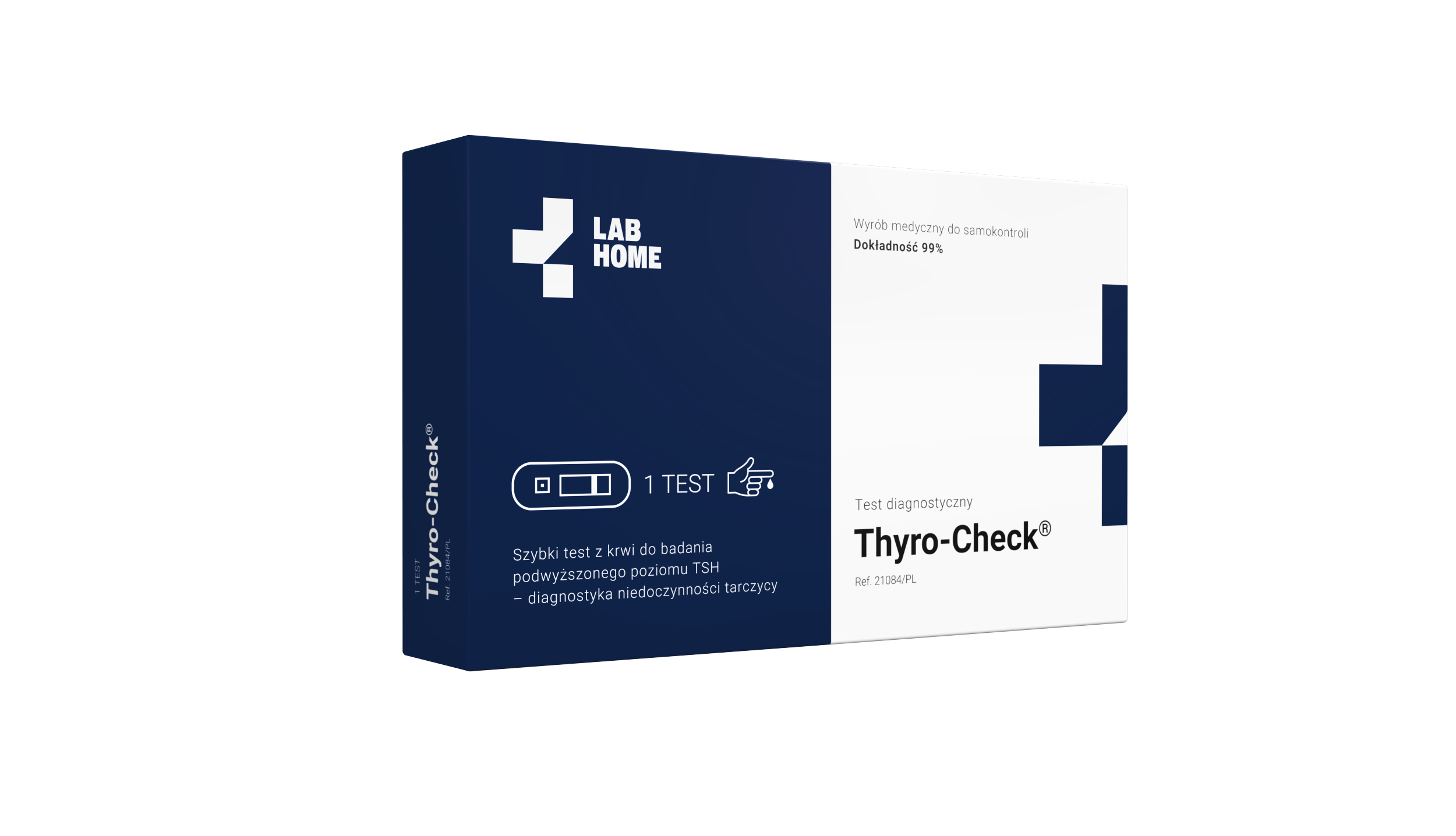 LabHome Thyro Check test płytkowy do diagnozowania niedoczynności tarczycy 1 sztuka