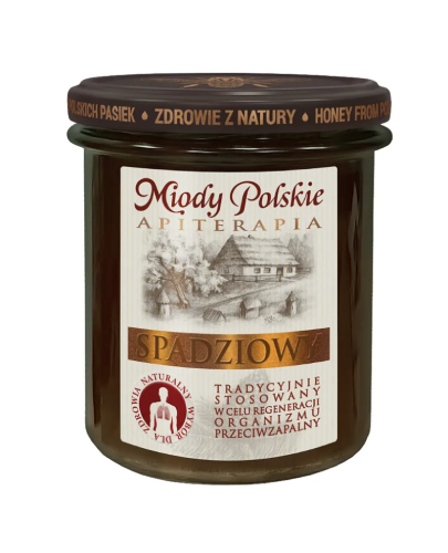 Miody Polskie, Miód naturalny spadziowy, 400 g zdjęcie
