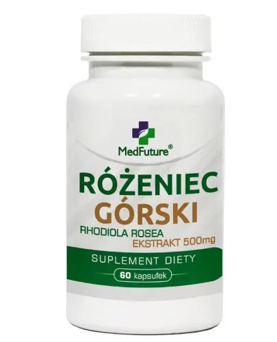 MedFuture Różeniec górski ekstrakt 500mg 60 kapsułek zdjęcie