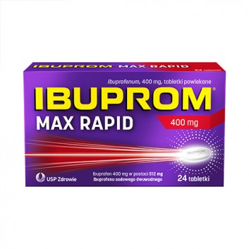 Ibuprom Max Rapid, 24 tabletki