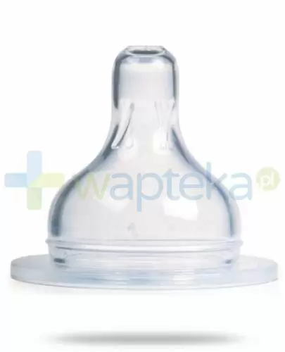 Canpol Babies smoczek EasyStart do butelek szerokich wolny 3-6 mc 1 sztuka [21/720] zdjęcie