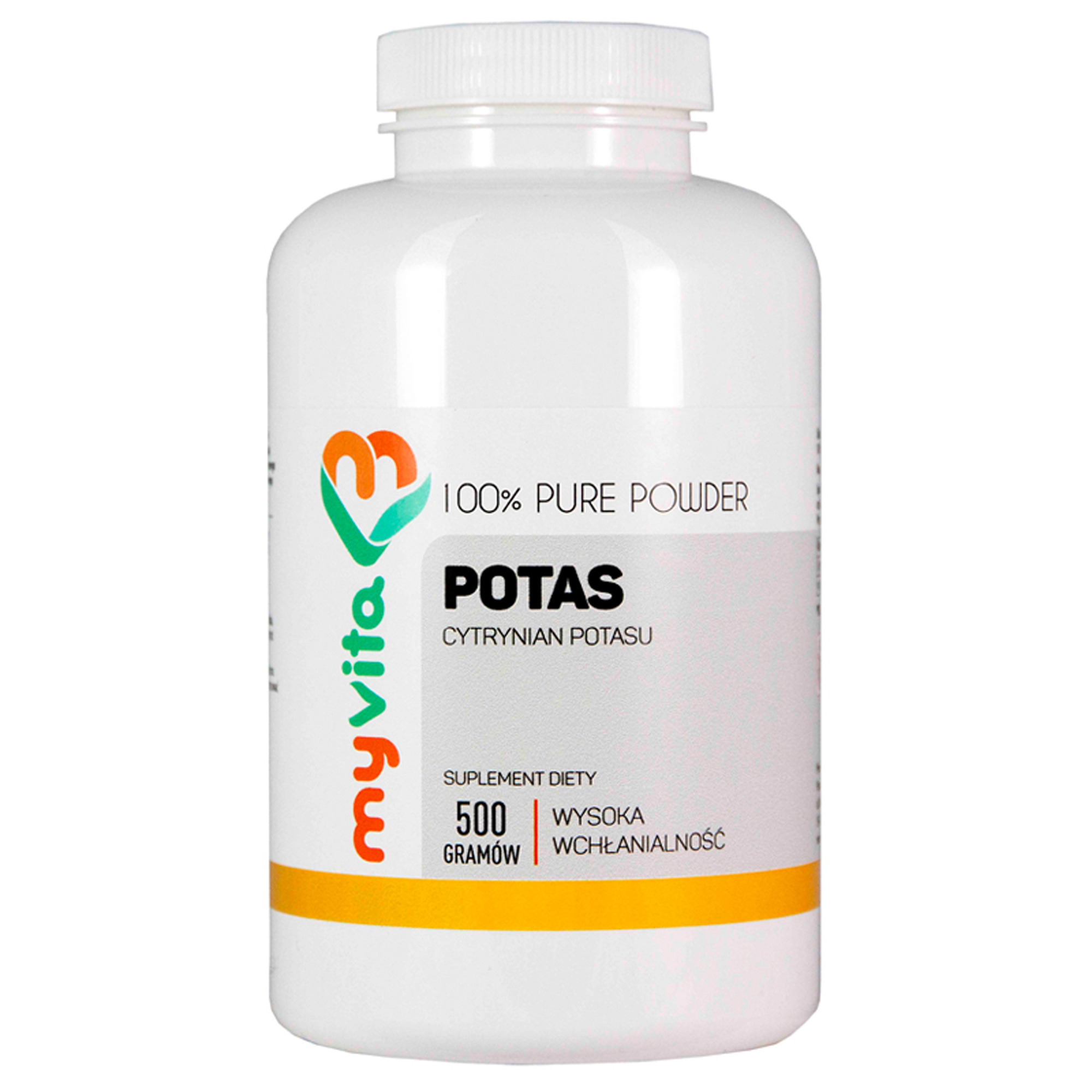 MyVita Potas (cytrynian potasu) proszek 500 g zdjęcie