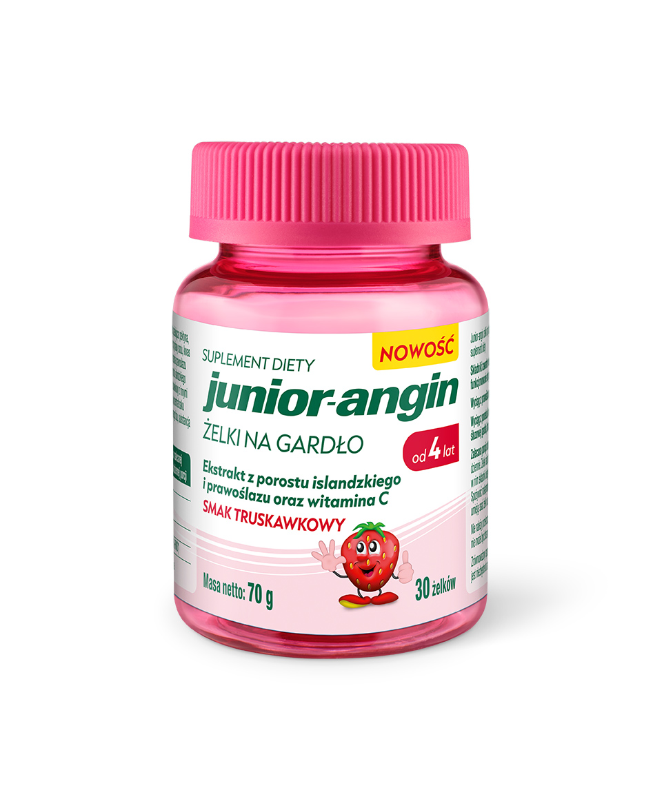 Junior-angin, żelki na gardło, 30 sztuk zdjęcie