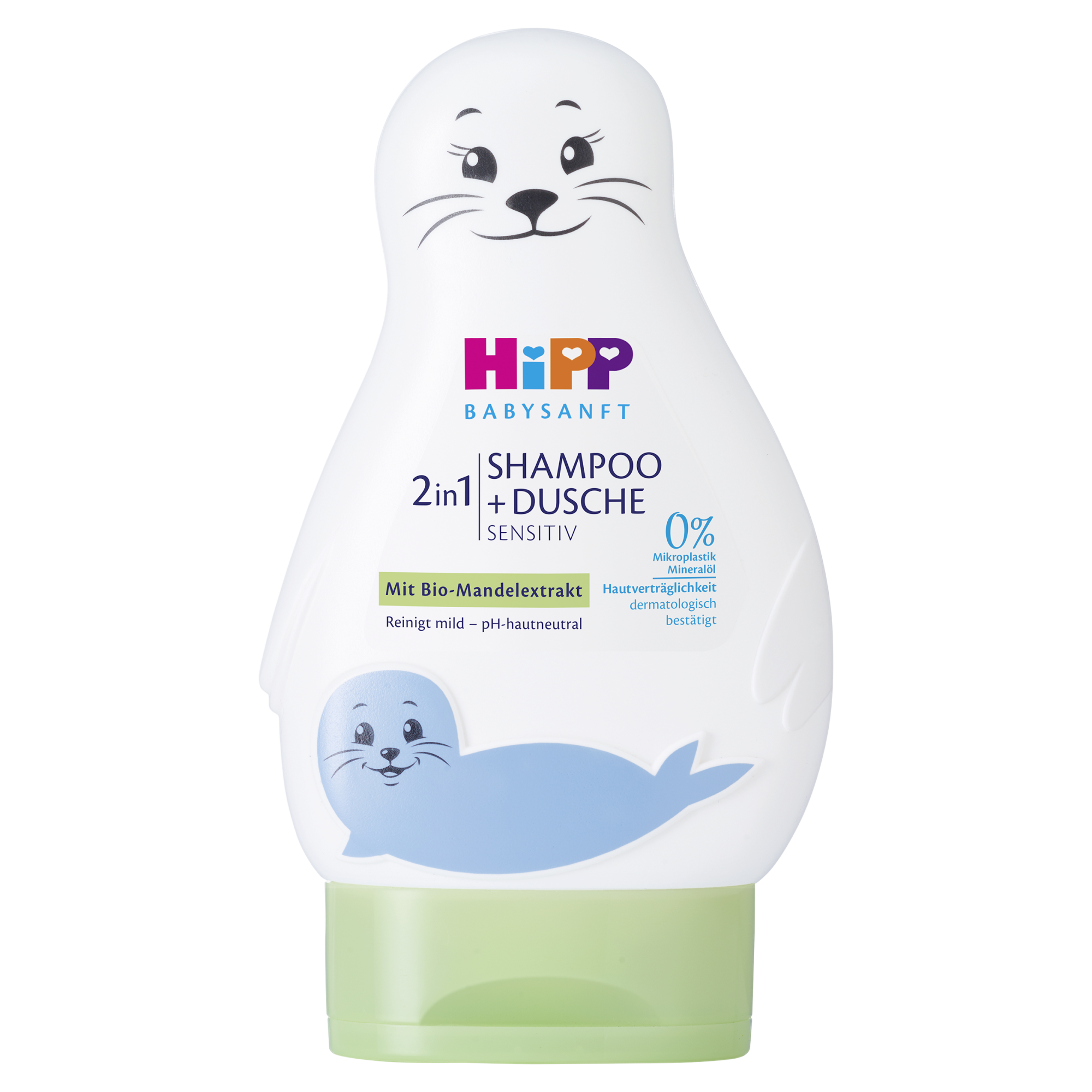 HiPP Babysanft Sensitive żel-foczka do mycia ciała i włosów 200 ml zdjęcie