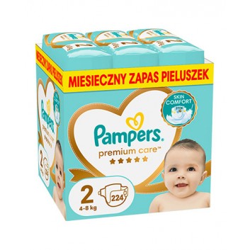 Pampers Premium Care 2 pieluchy 4-8kg 224 sztuk