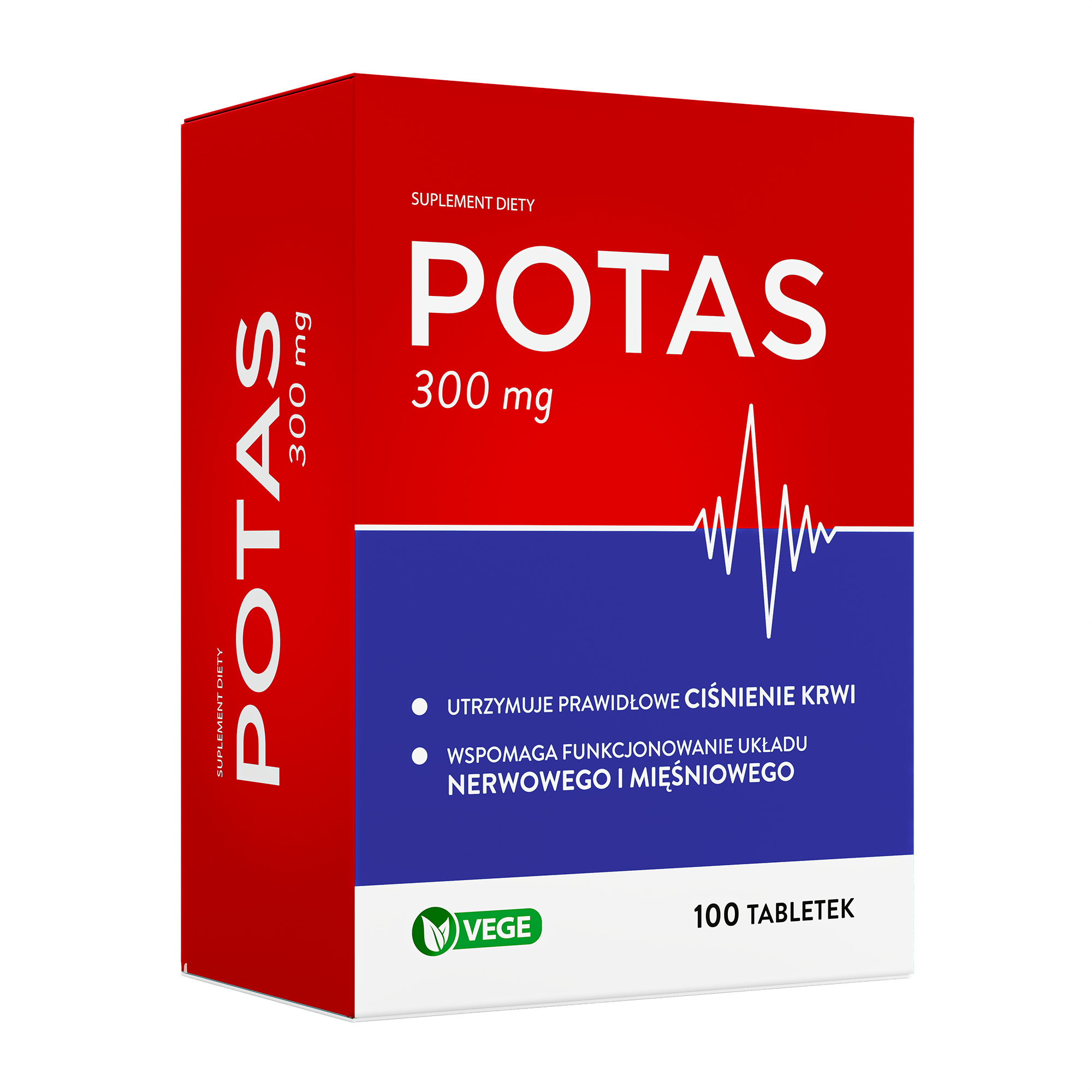 Potas, tabletki, 100 sztuk