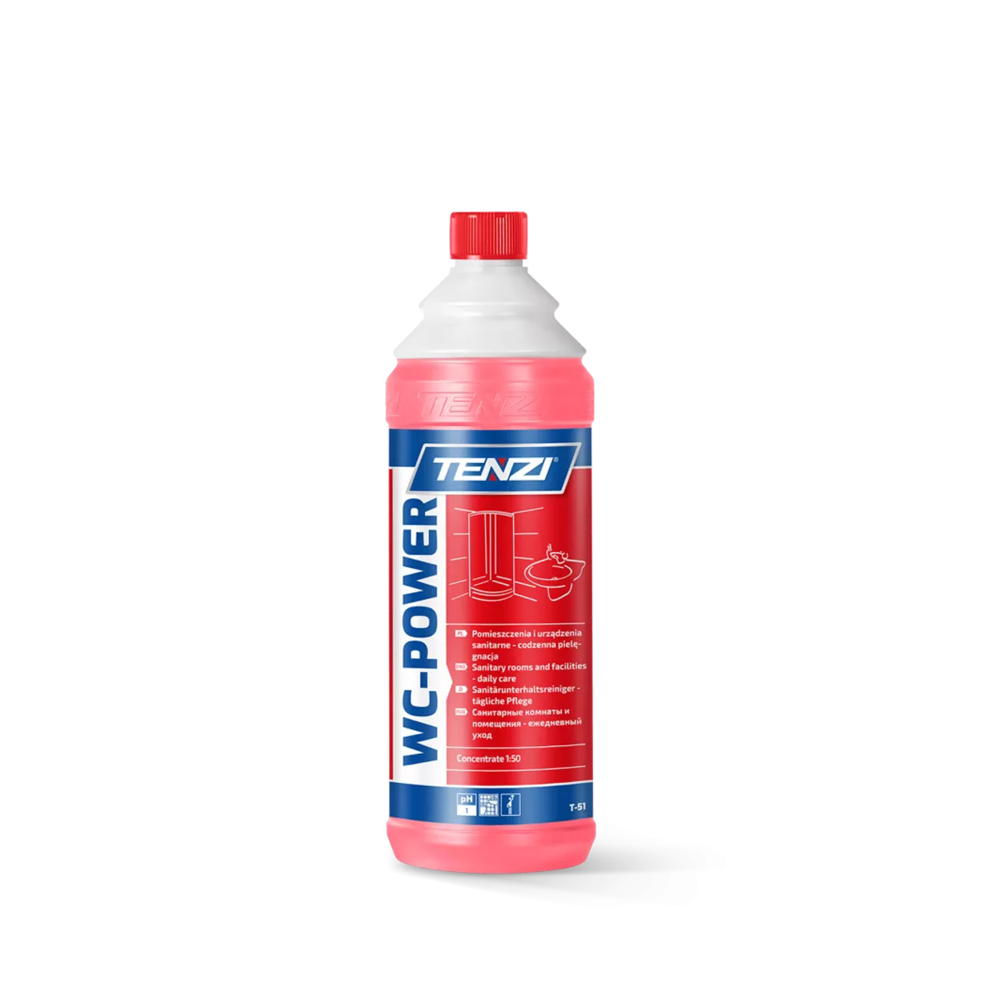 Tenzi WC-Power Płyn do toalet, 1 litr zdjęcie