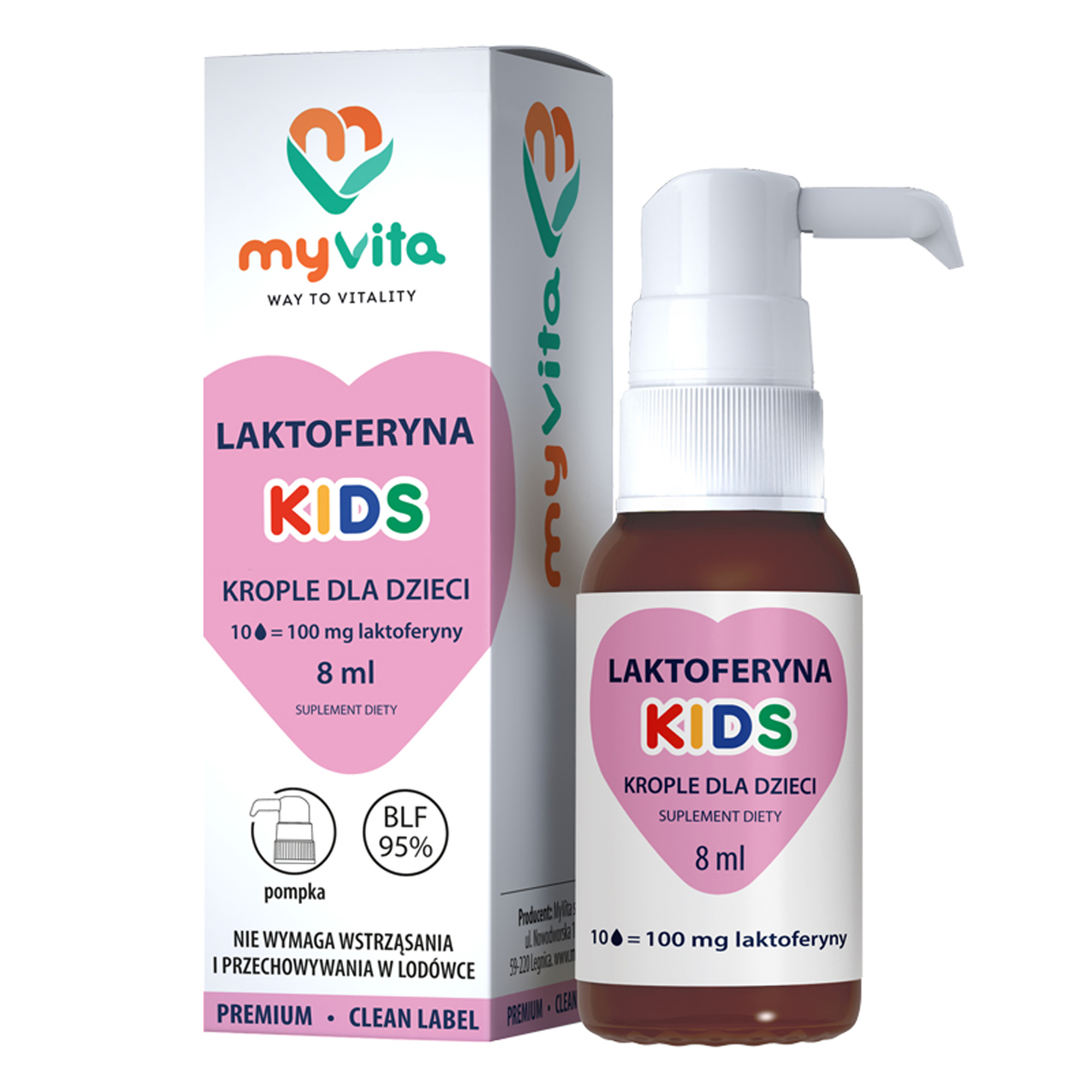 MyVita Laktoferyna Kids 8 ml zdjęcie