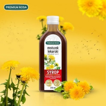 Premium Rosa Syrop z wyciągu z kwiatów mniszka lekarskiego - 250 ml - cena, opinie, składniki
