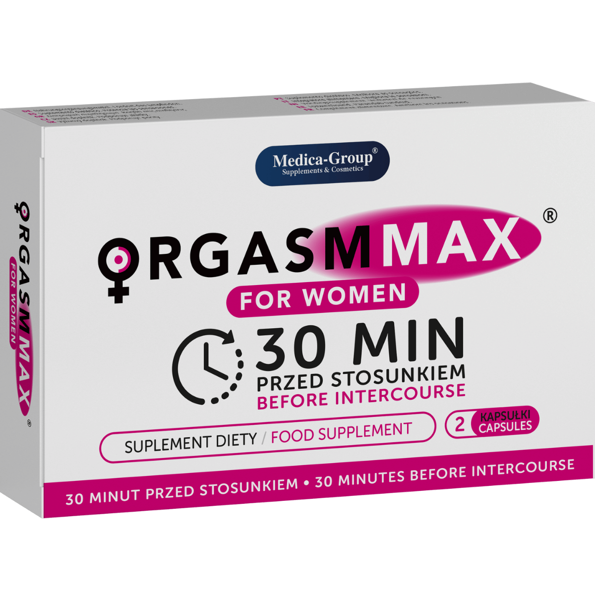 Orgasm Max for Women, kapsułki, 2 sztuki zdjęcie
