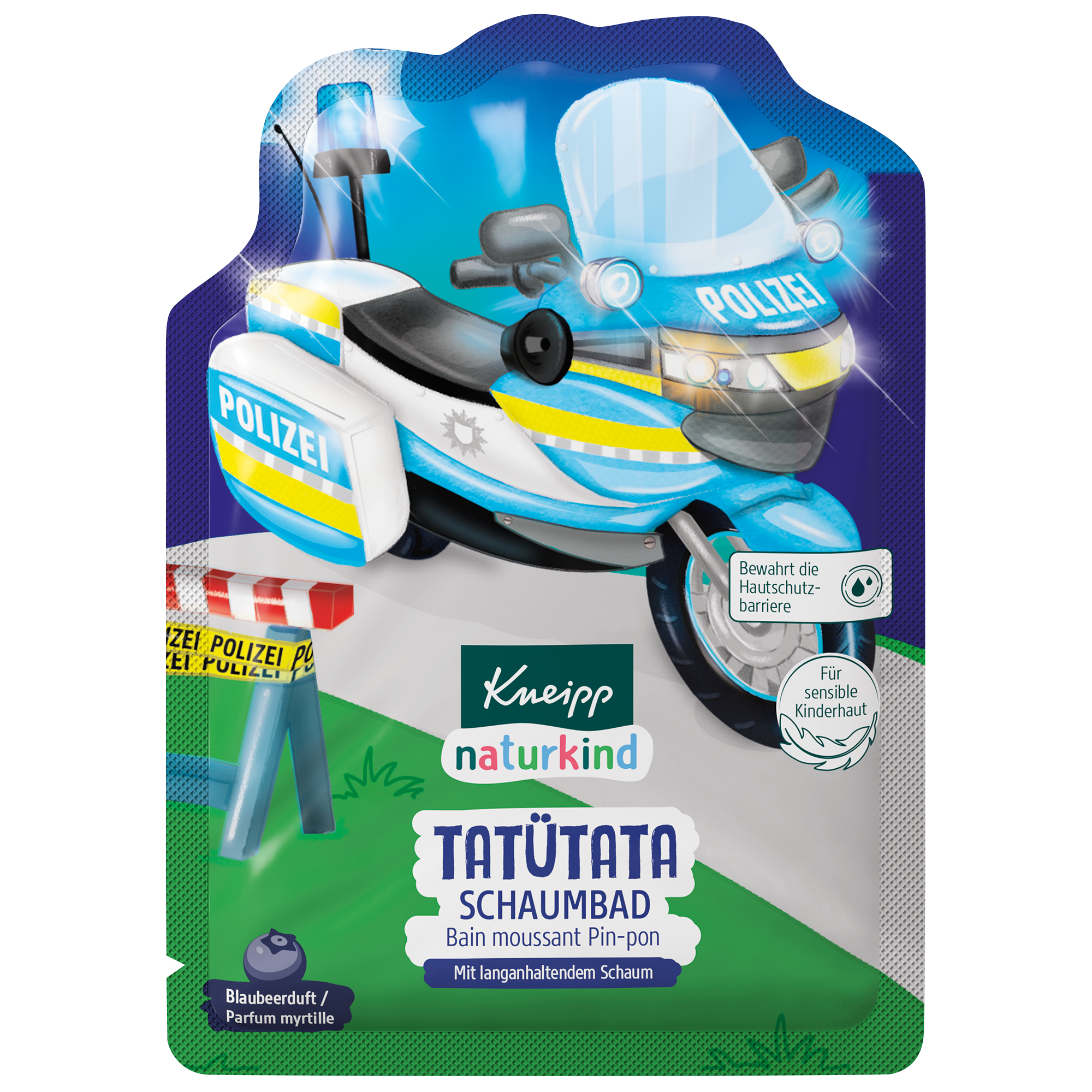 Kneipp naturkind Płyn do kąpieli z bąbelkami Ijo-Ijo o zapachu borówki, 40 ml