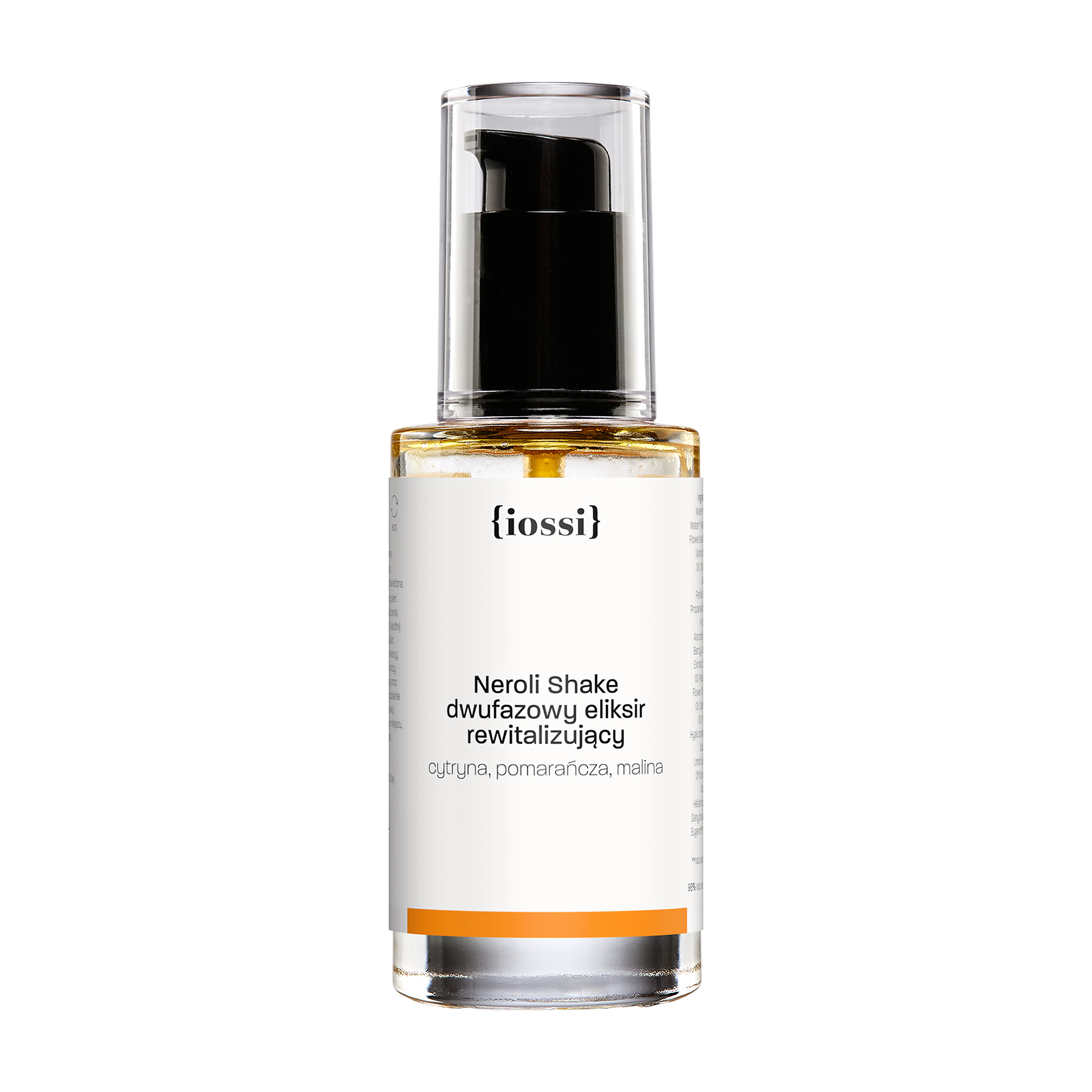 Iossi Neroli Shake Dwufazowy eliksir rewitalizujący Cytryna, Pomarańcza, Malina, 50 ml zdjęcie