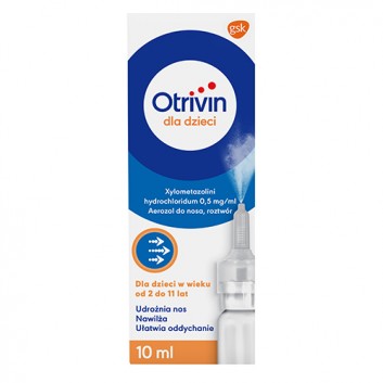Otrivin dla dzieci 0,5mg/ml aerozol na katar 10 ml