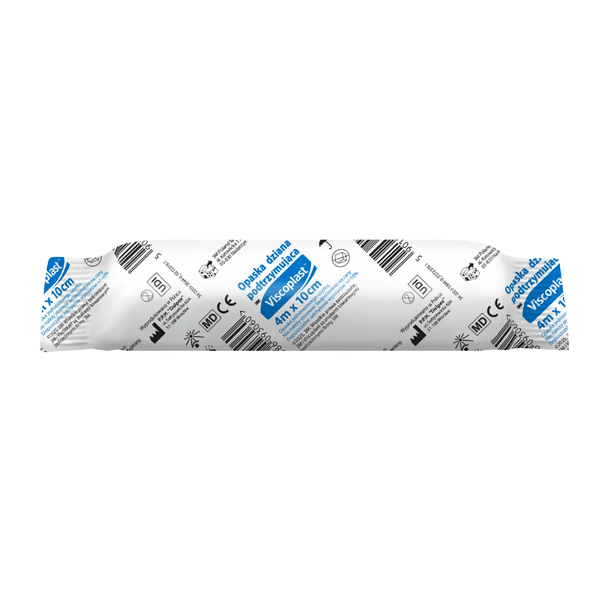 Viscoplast Opaska dziana podtrzymująca, 4 m x 10 cm, 1 sztuka
