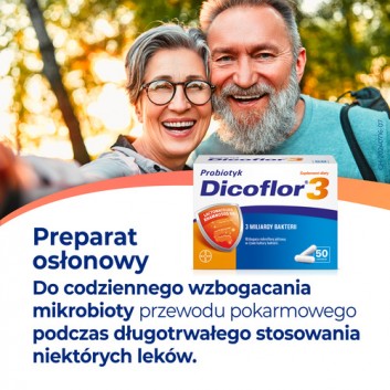 Dicoflor 3, kapsułki, 50 sztuk