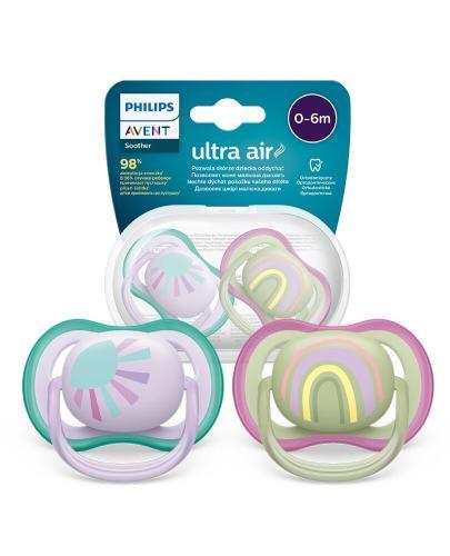 Avent Ultra Air SCF085/59 Smoczek uspokajający 0-6 m, 2 sztuki zdjęcie