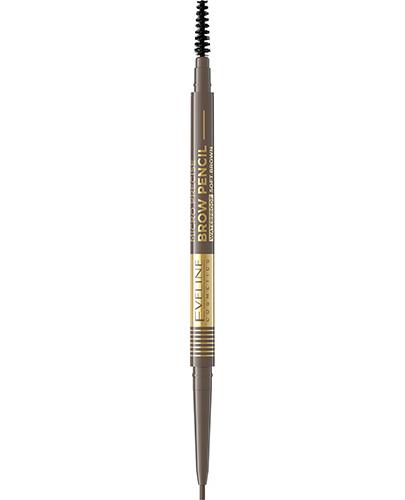 Eveline Micro Precise Brow Pencil Ultraprecyzyjna kredka do brwi Soft Brown 02 - 1 szt. - cena, opinie, właściwości zdjęcie