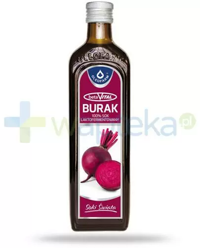 Oleofarm betaVital Burak 100% sok z buraka 490 ml zdjęcie
