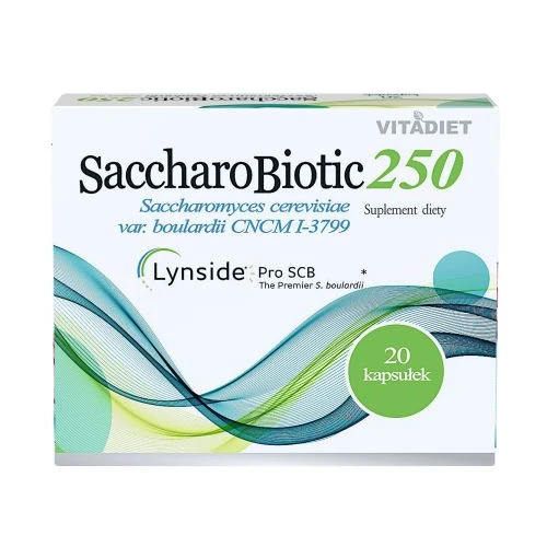 SaccharoBiotic 250, kapsułki, 20 sztuk zdjęcie