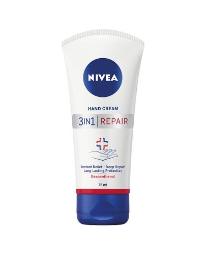 Nivea Repair regenerujący krem do rąk 3w1 75 ml zdjęcie