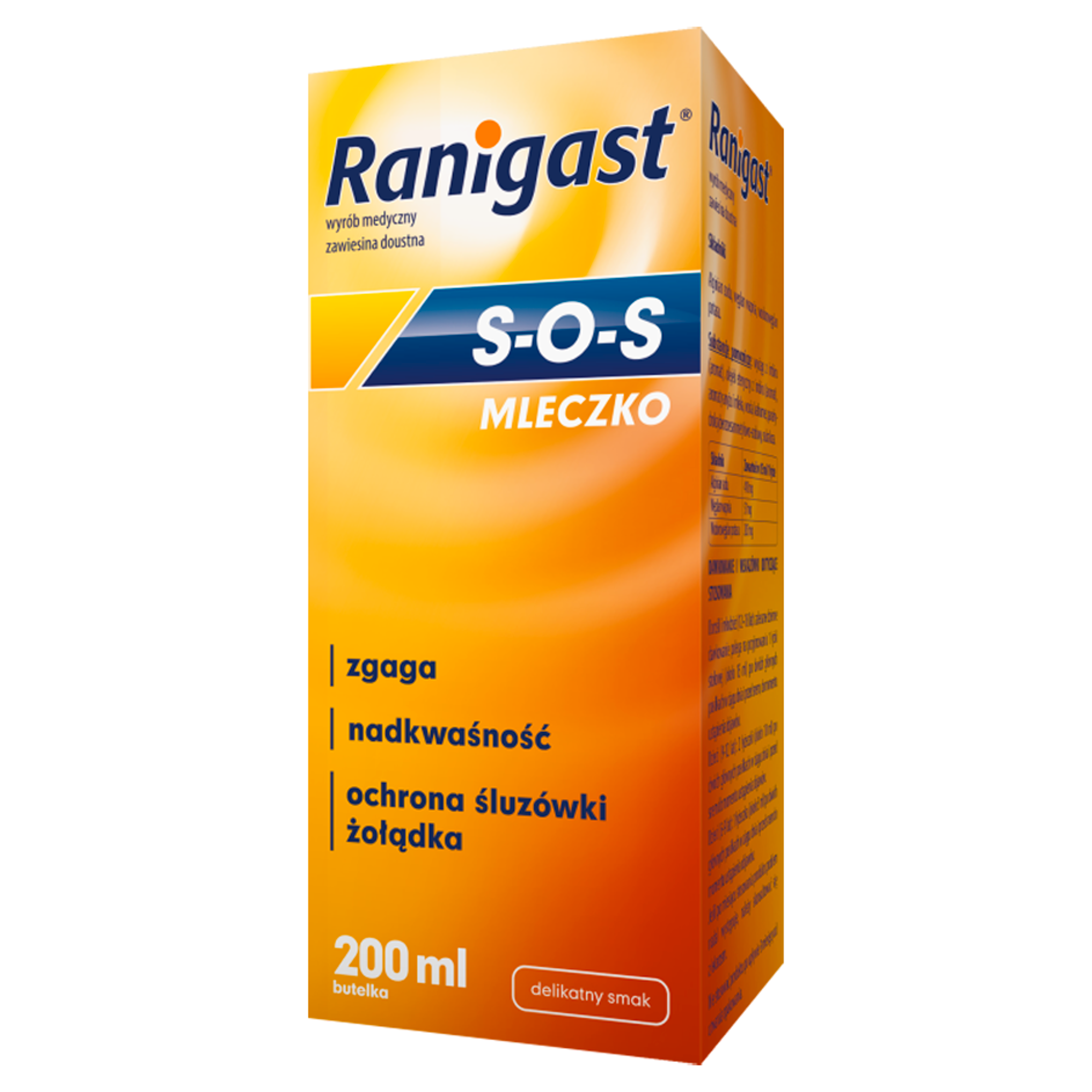 Ranigast SOS mleczko 200 ml zdjęcie