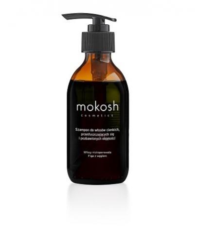 MOKOSH Szampon do włosów cienkich, przetłuszczających się i pozbawionych objętości, Figa z węglem, 200 ml zdjęcie