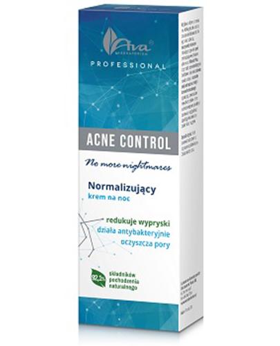 Ava Acne Control No More Nightmares Normalizujący krem na noc, 50 ml zdjęcie