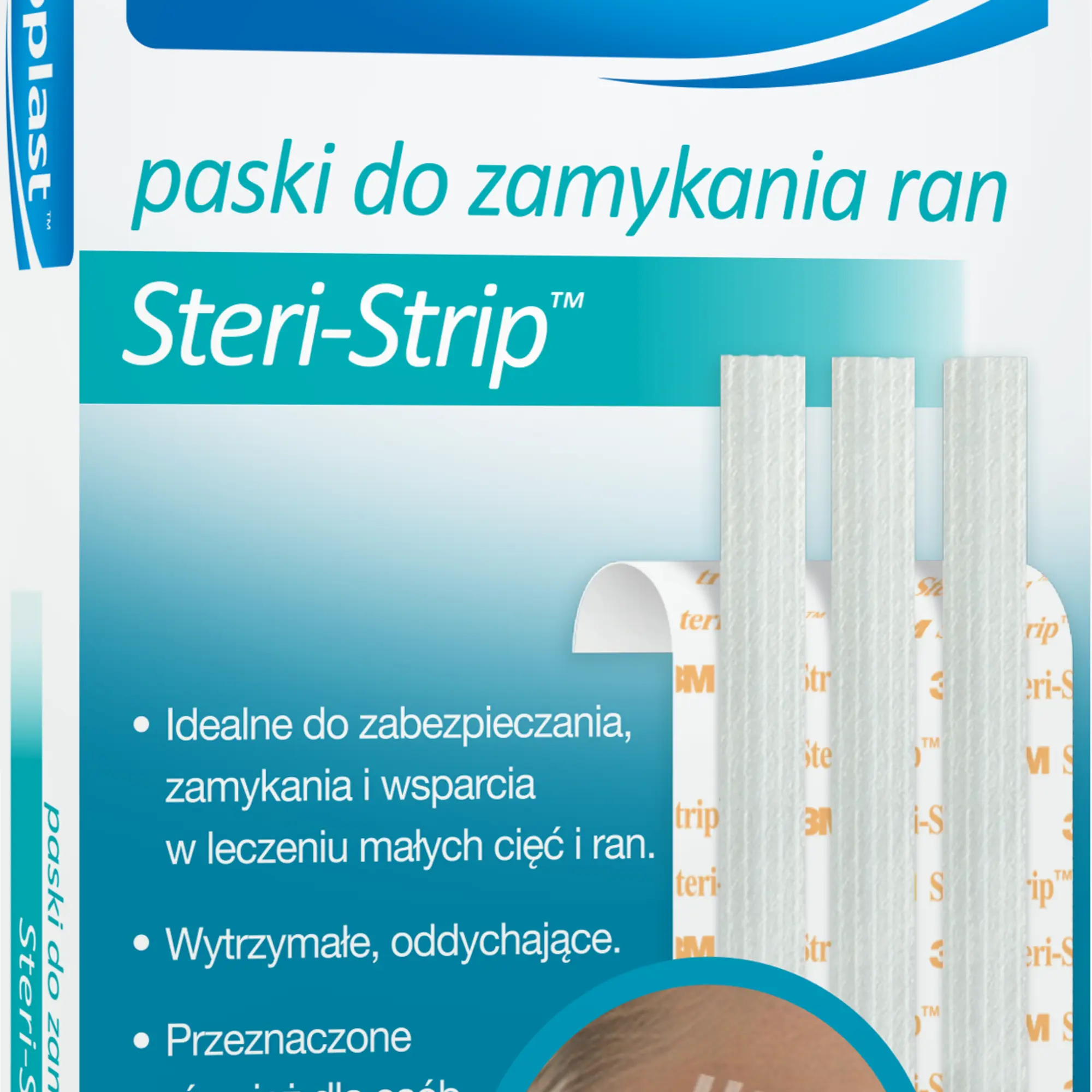 Viscoplast SteriStrip paski do zamykania ran 8 sztuk