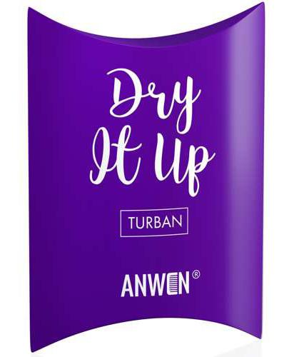 Anwen Dry It Up Turban Fioletowy - 1 szt. - cena, opinie, stosowanie zdjęcie