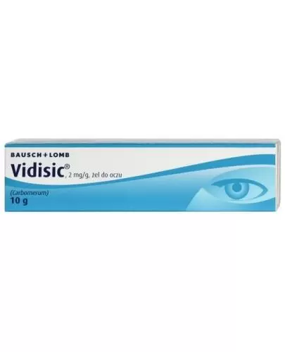 Vidisic żel do oczu 2 mg/1g 10 g zdjęcie