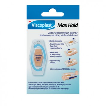 Viscoplast Max Hold wodoszczelne plastry 12 sztuk
