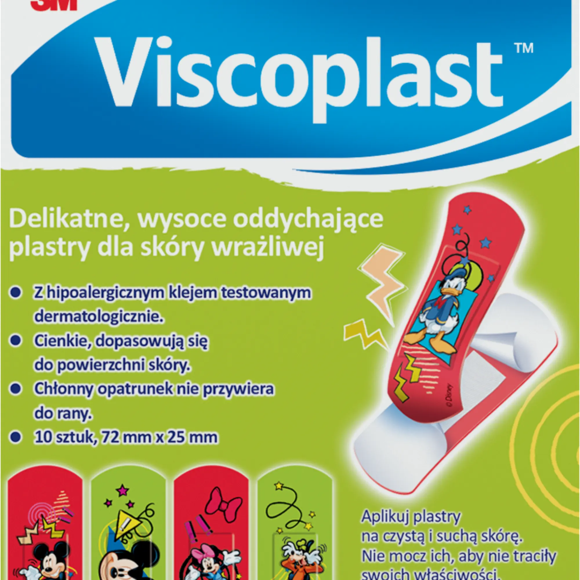 Viscoplast Miki i przyjaciele plastry dla dzieci 10 sztuk