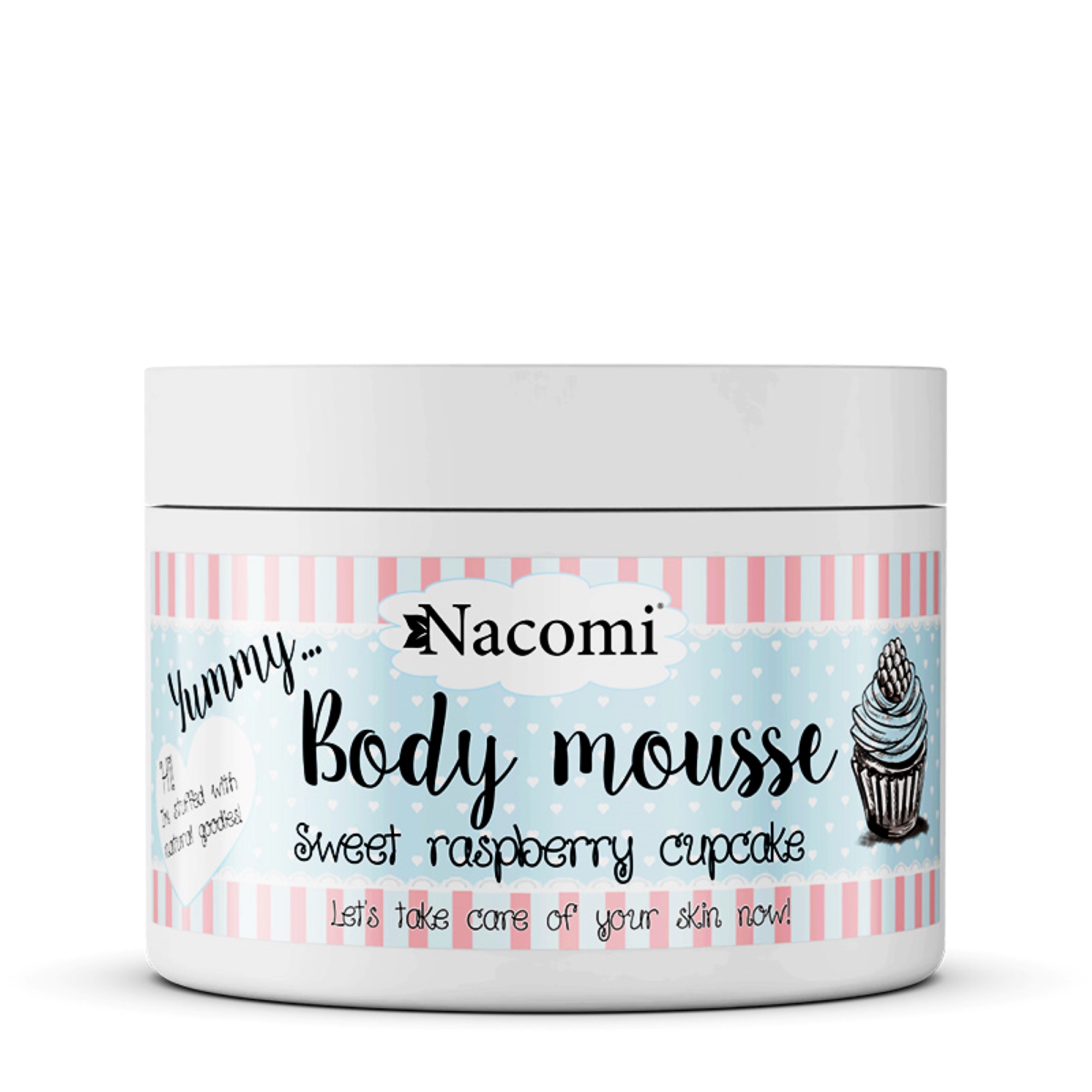 Nacomi Mus do ciała Malinowa babeczka, 180 ml zdjęcie