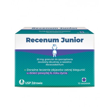 Recenum Junior 30 mg granulat do sporządzania zawiesiny doustnej 10 saszetek