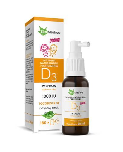 Ekamedica Witamina D3 w sprayu dla dzieci, 30 ml zdjęcie