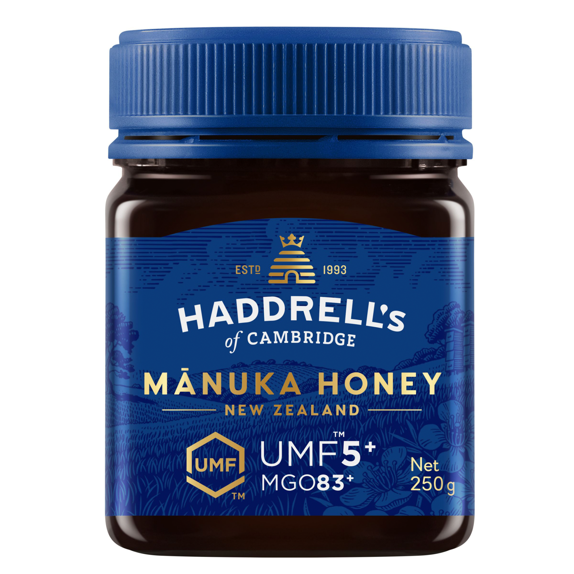 Haddrell's Manuka, Miód UMF5+ MGO83+, 250 g zdjęcie