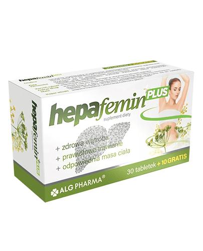 HEPAFEMIN PLUS - 40 tabl. Na zdrową wątrobę - cena, opinie, właściwości zdjęcie