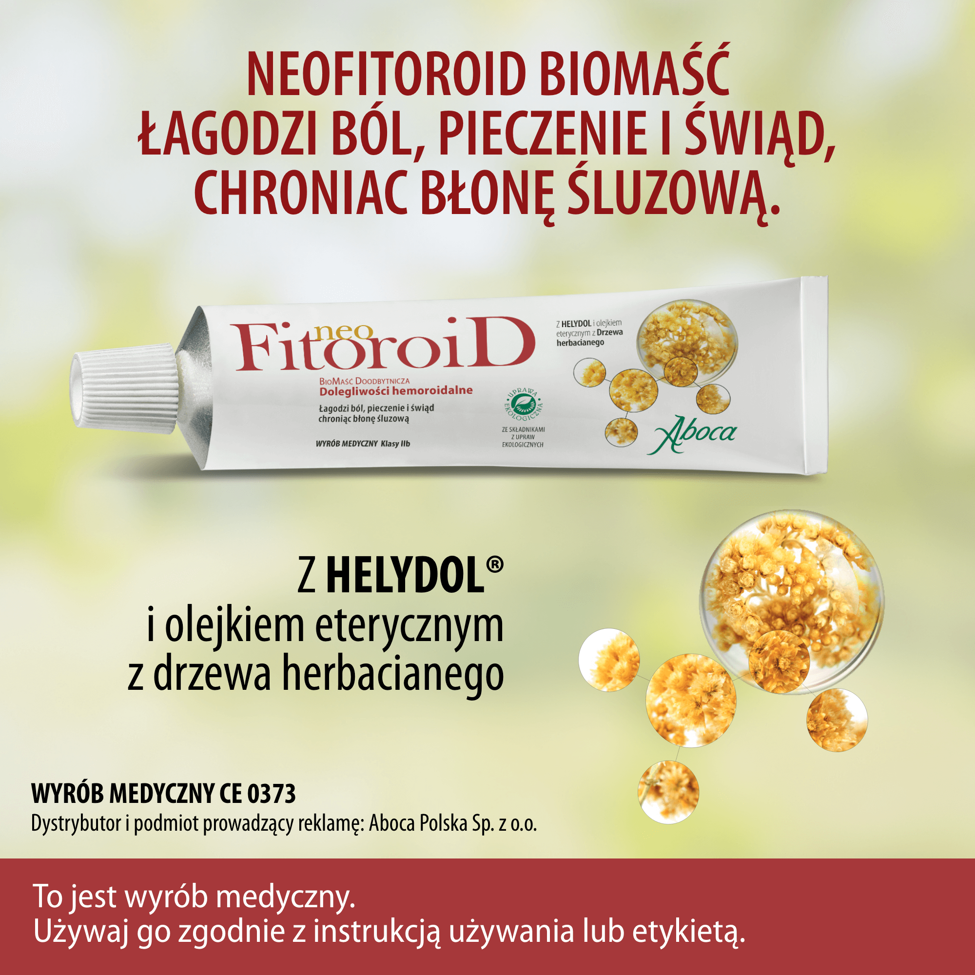 Aboca NeoFitoroiD maść doodbytnicza na hemoroidy 40 ml