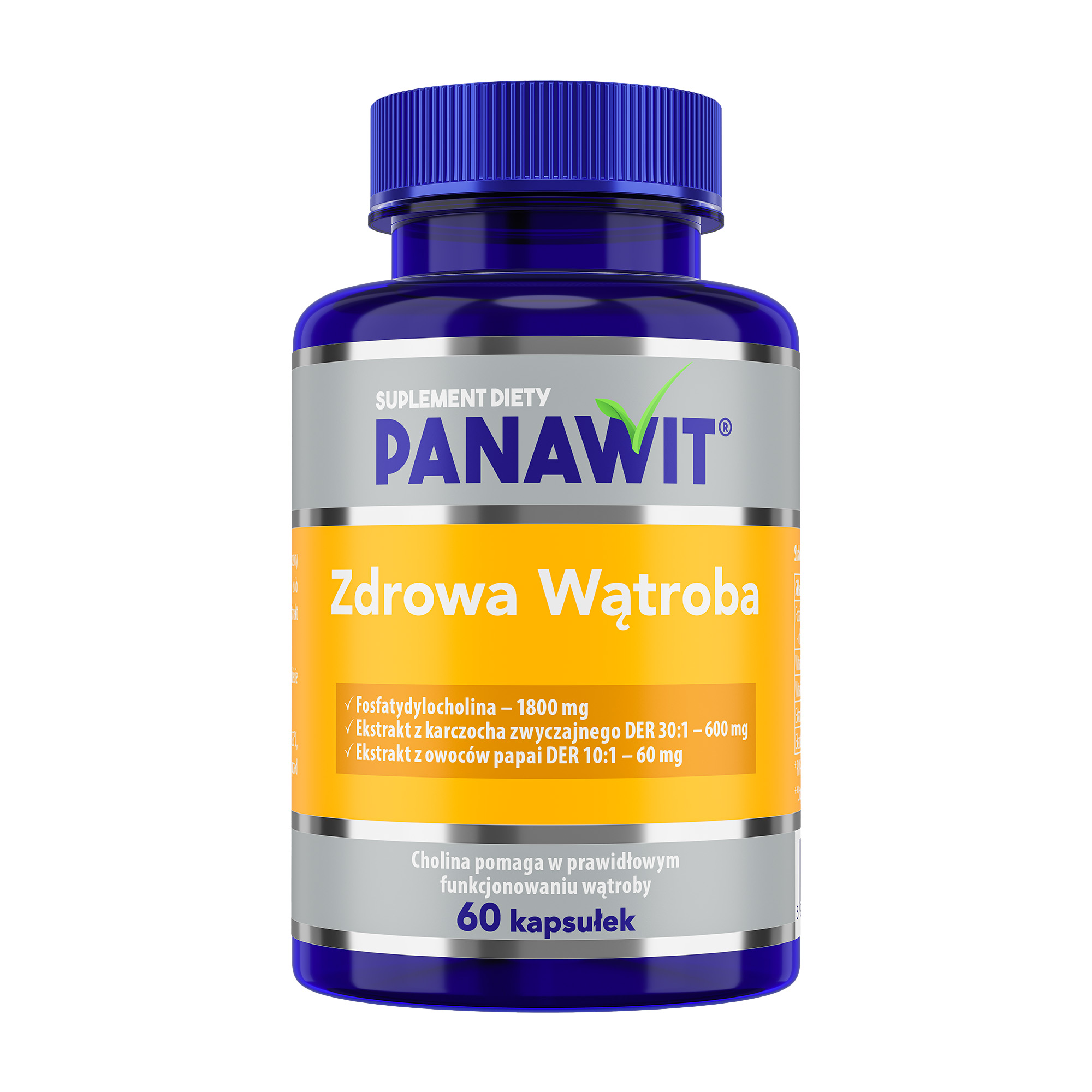 Panawit Zdrowa Wątroba, kapsułki, 60 sztuk zdjęcie
