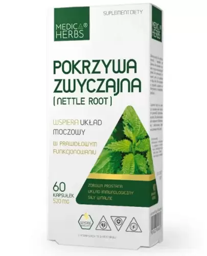 Medica Herbs Pokrzywa zwyczajna 60 kapsułek zdjęcie