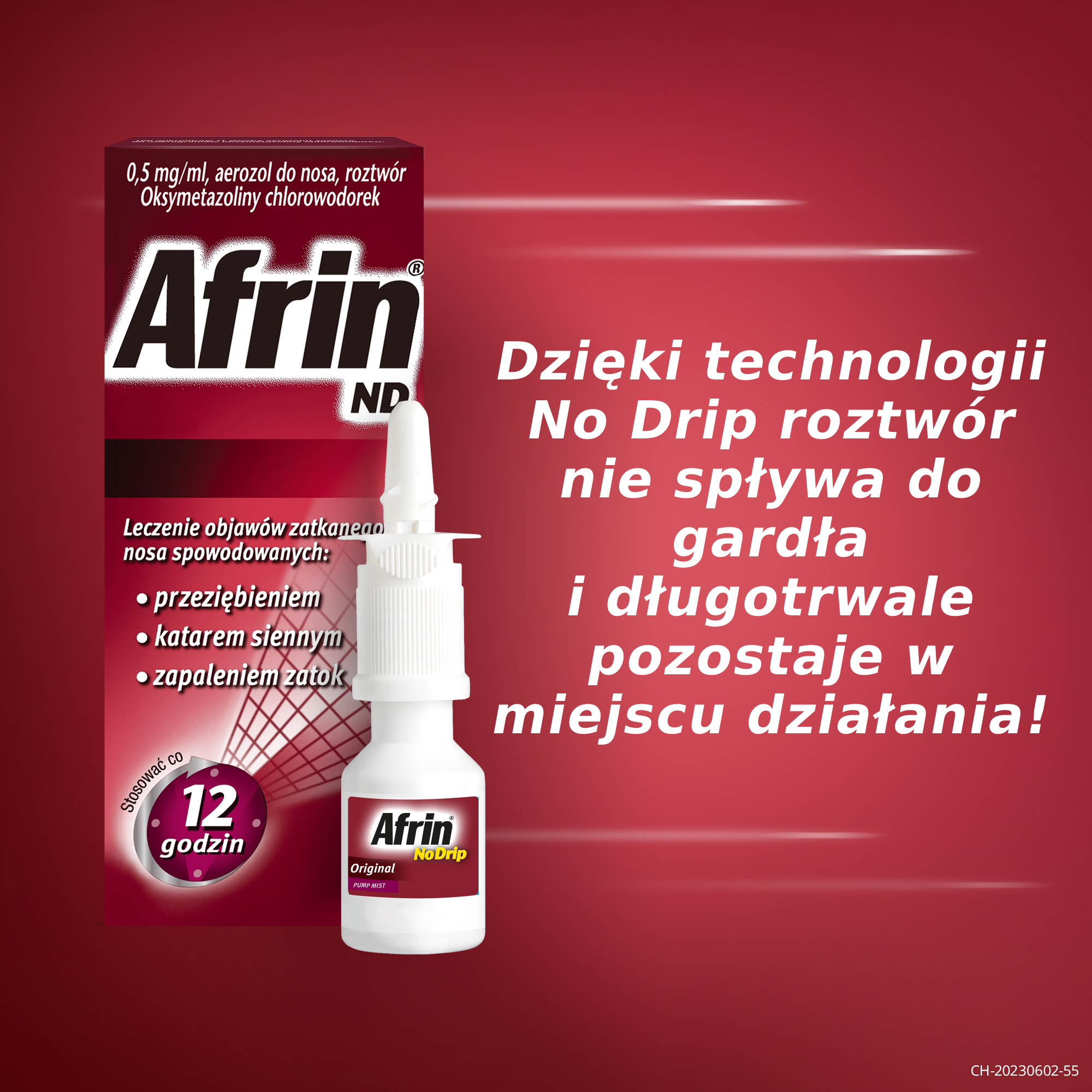Afrin ND 0,5mg/ml aerozol do nosa, 15 ml