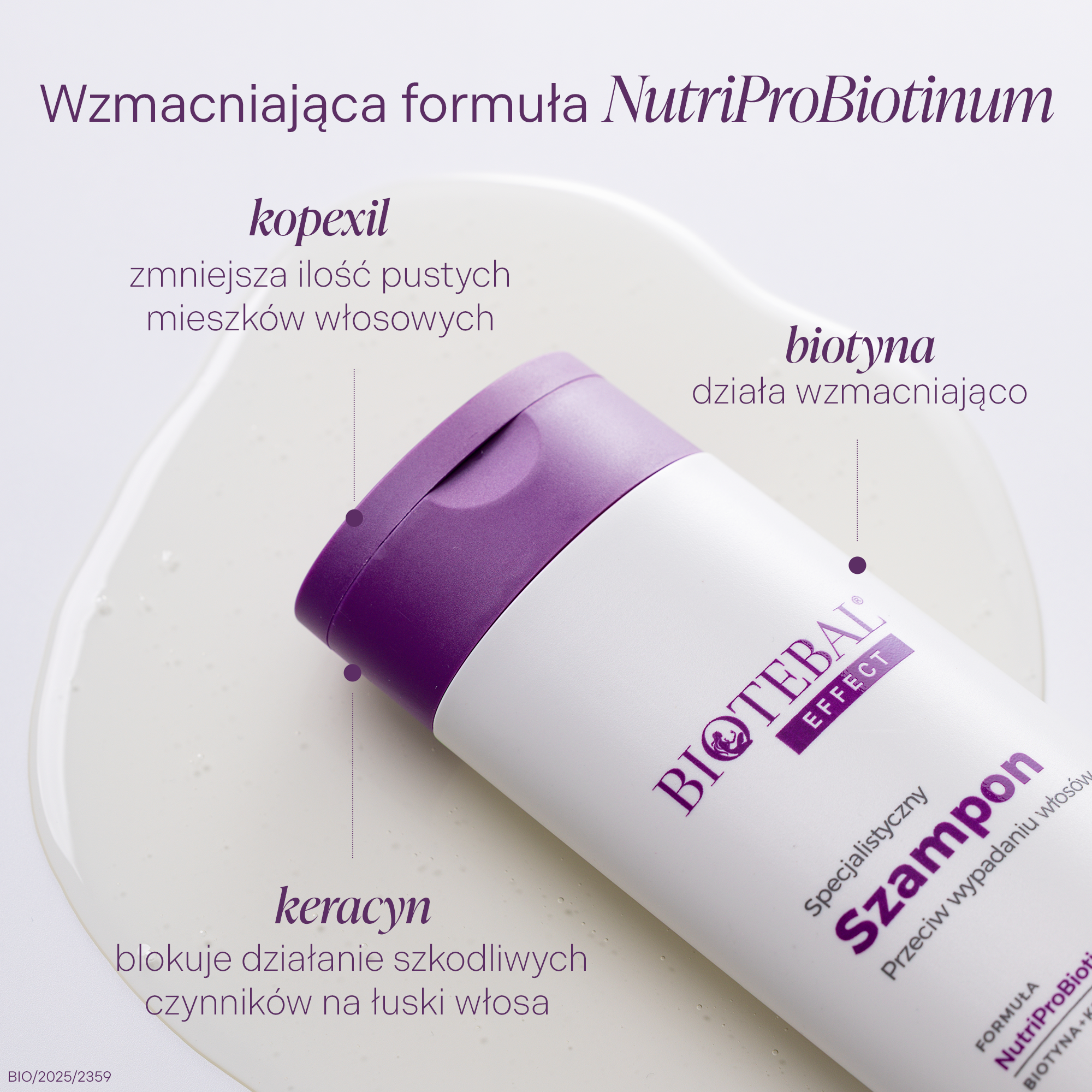 Biotebal Effect specjalistyczny szampon przeciw wypadaniu włosów 200 ml