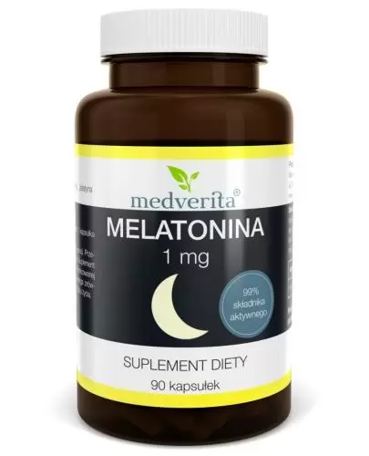 Medverita melatonina 1 mg 90 kapsułek zdjęcie