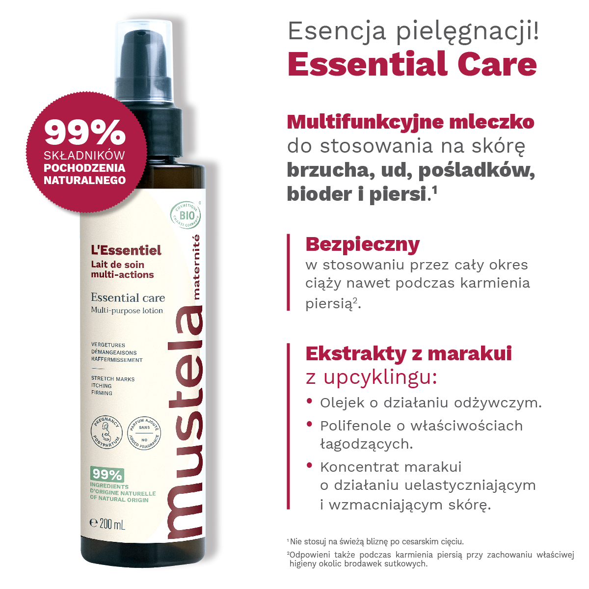 Mustela Maternite Essential care, 200 ml
