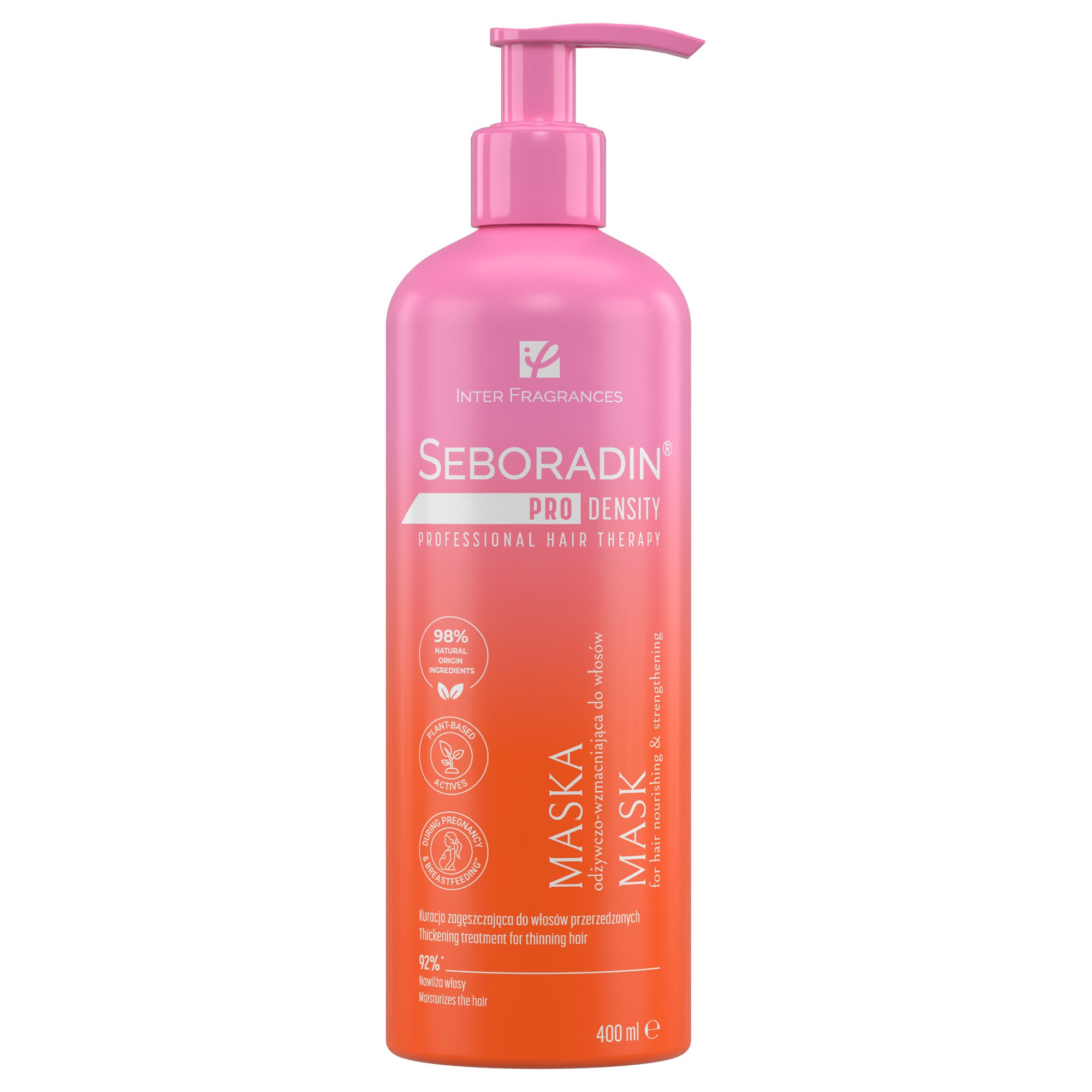 Seboradin, Pro Density Maska odżywczo-wzmacniająca, 400 ml zdjęcie