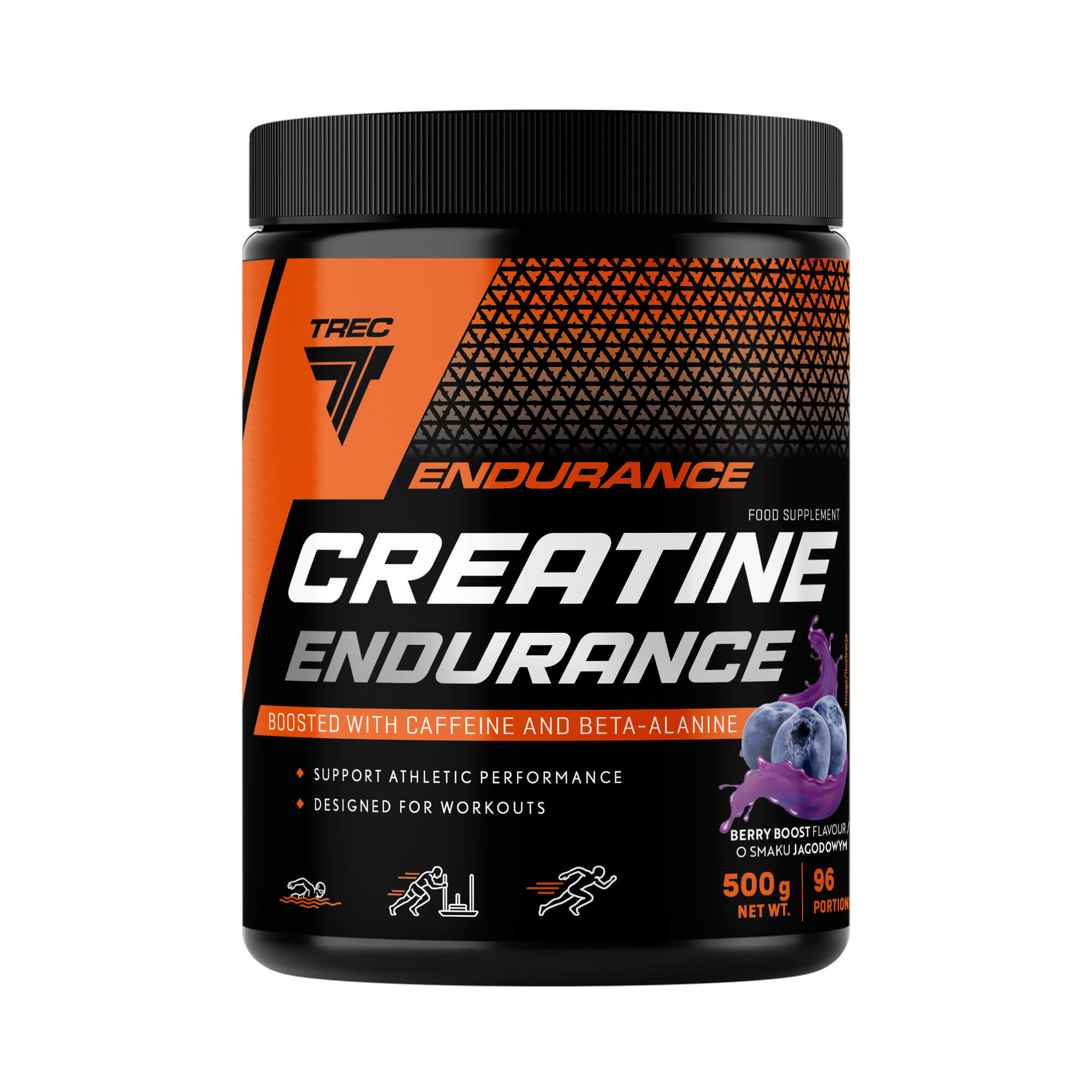 Trec Endurance Creatine Berry Boost, proszek, 500 g zdjęcie