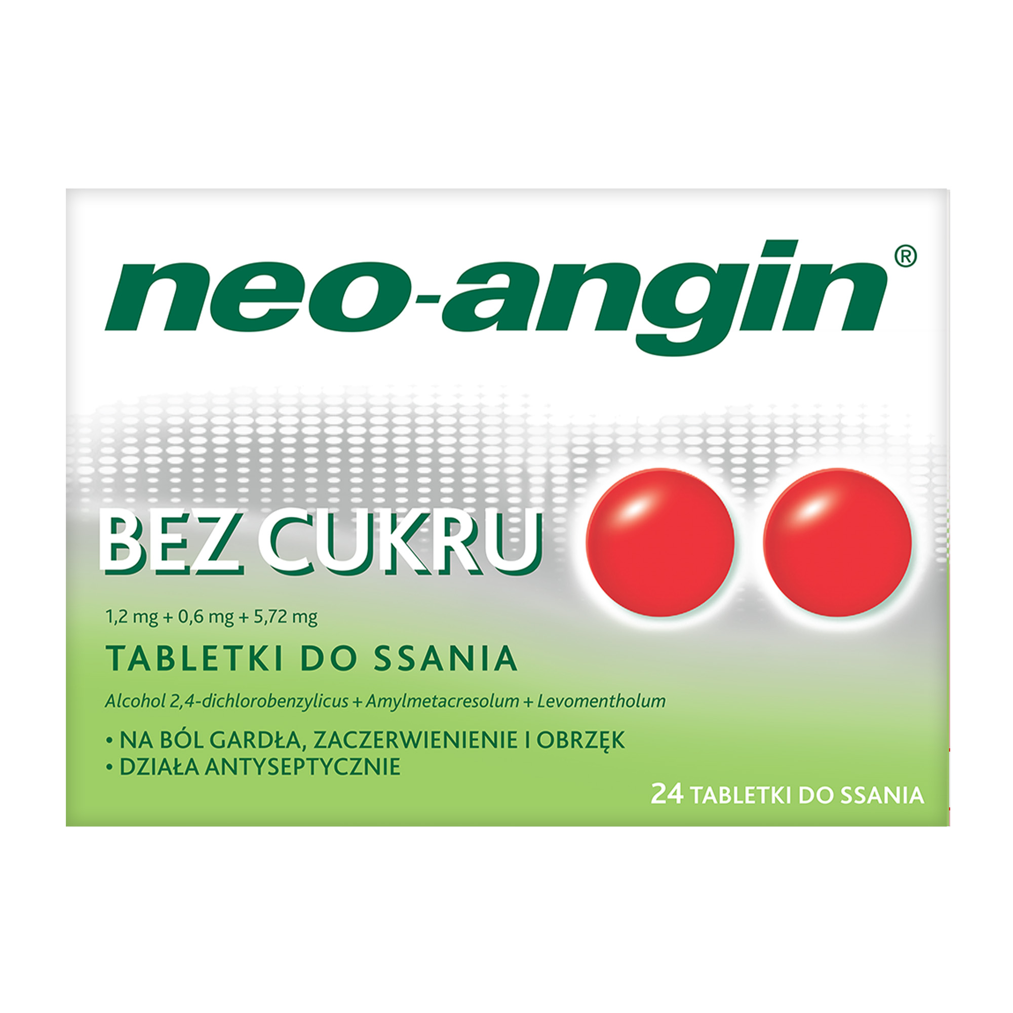 Neo-Angin bez cukru 24 tabletki zdjęcie